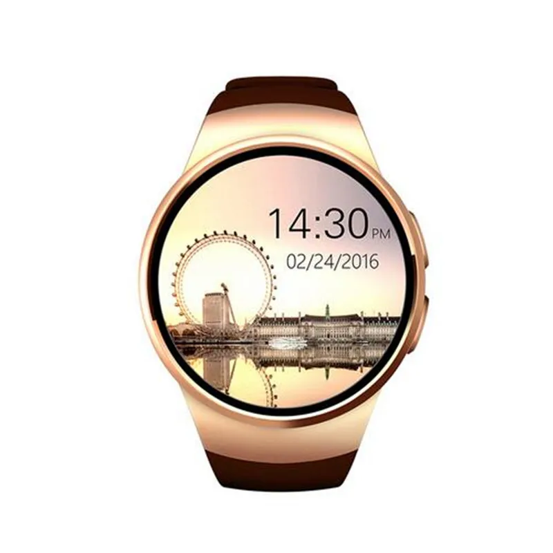 Новый Smart Watch телефон kw18 mtk2502c 1.3 дюймов круглый экран IPS ЖК-дисплей 240x240 Bluetooth 4.0