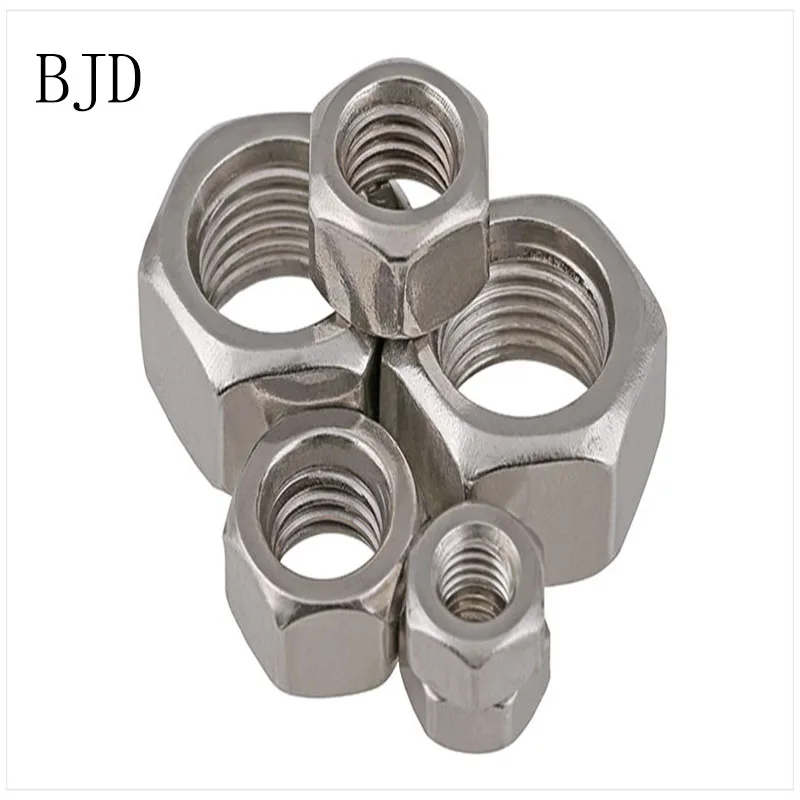 DIN934 M4 4mm nut M5 M6 M8 M10 nut tainless steel metric thread hexagon