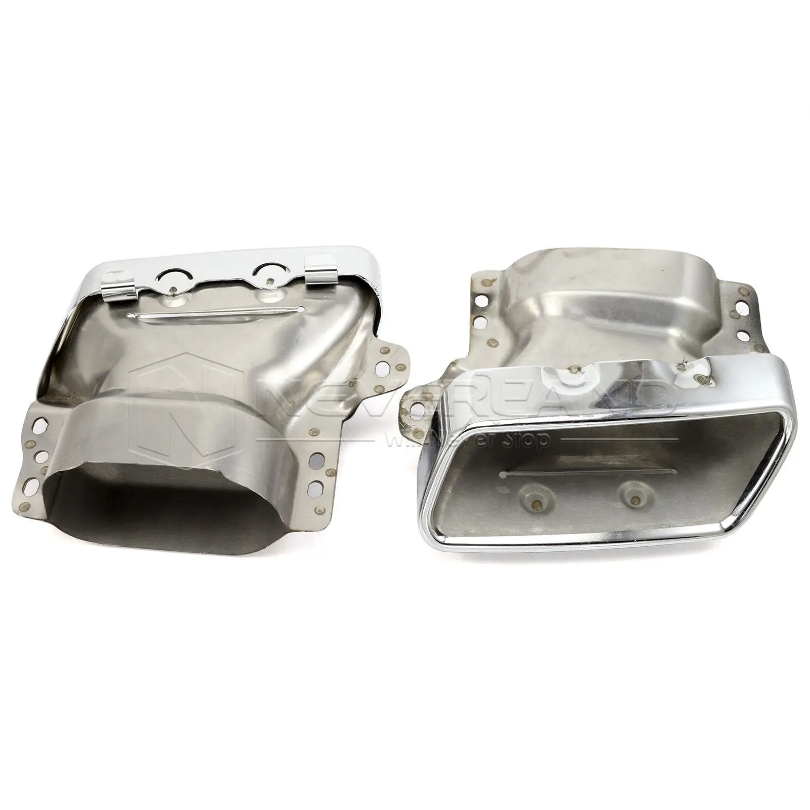 

2pcs/Set Stainless Steel Auto Car Exhaust Pipes Tail Muffler Tips for Mercedes Benz W221 2005-2012 D10