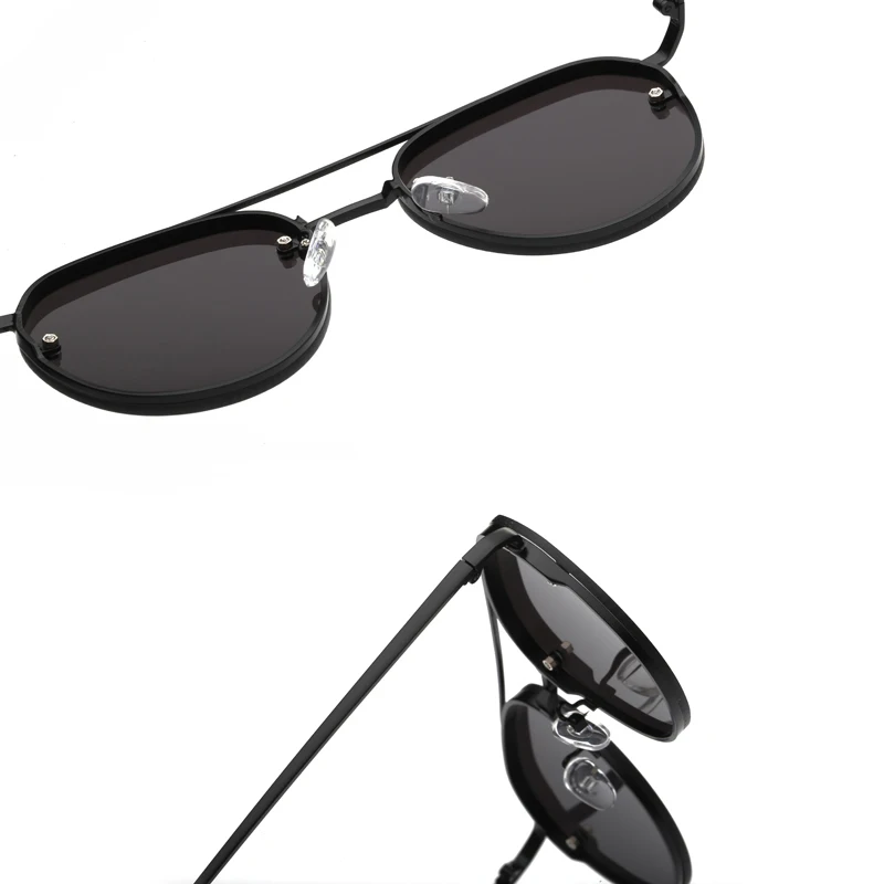 Солнцезащитные очки без оправы, женские брендовые дизайнерские ретро солнцезащитные очки, классические женские градиентные солнцезащитные очки, мужские винтажные очки, солнцезащитные очки es