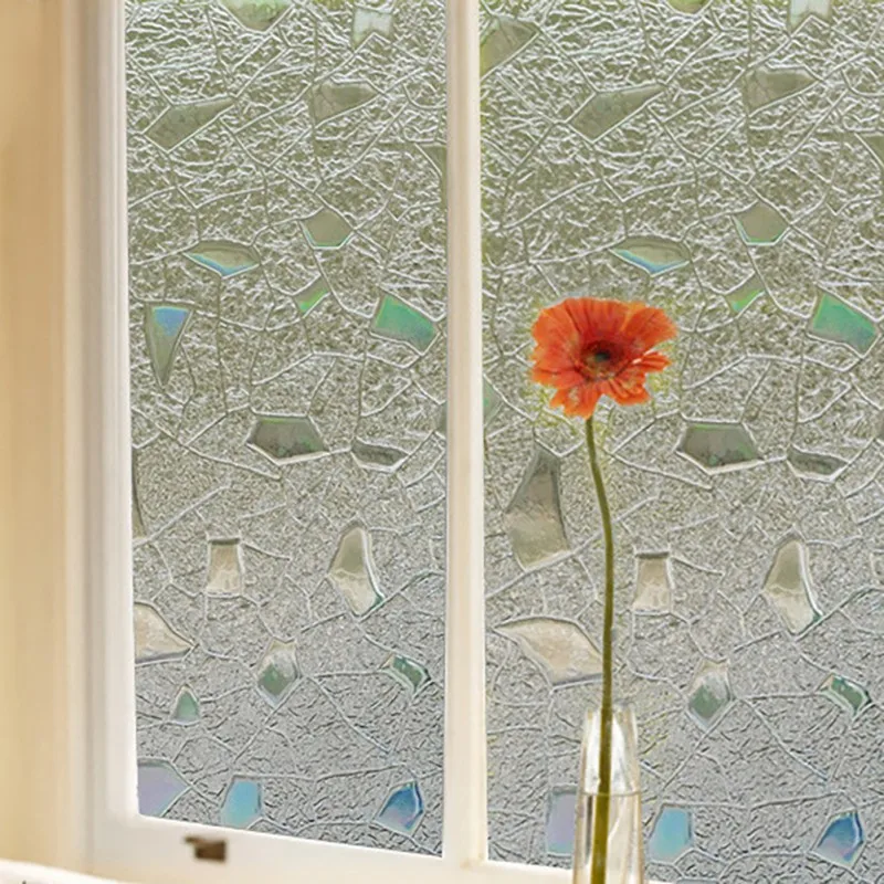 

Decorative Films Adhesive Thickening Retro Window Frosted Window Toilet Paper Sticker Opaque Decorative Films