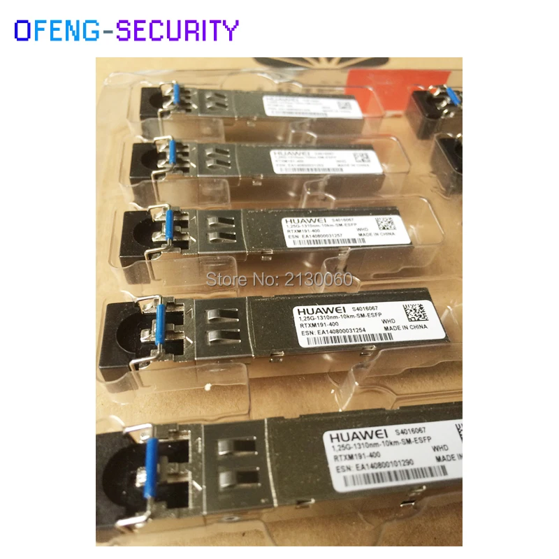 

HUAWEI SFP Module Gigabit Single Mode 1.25G-10km-1310nm-ESFP RTXM 191-400 SFP Module S4016067