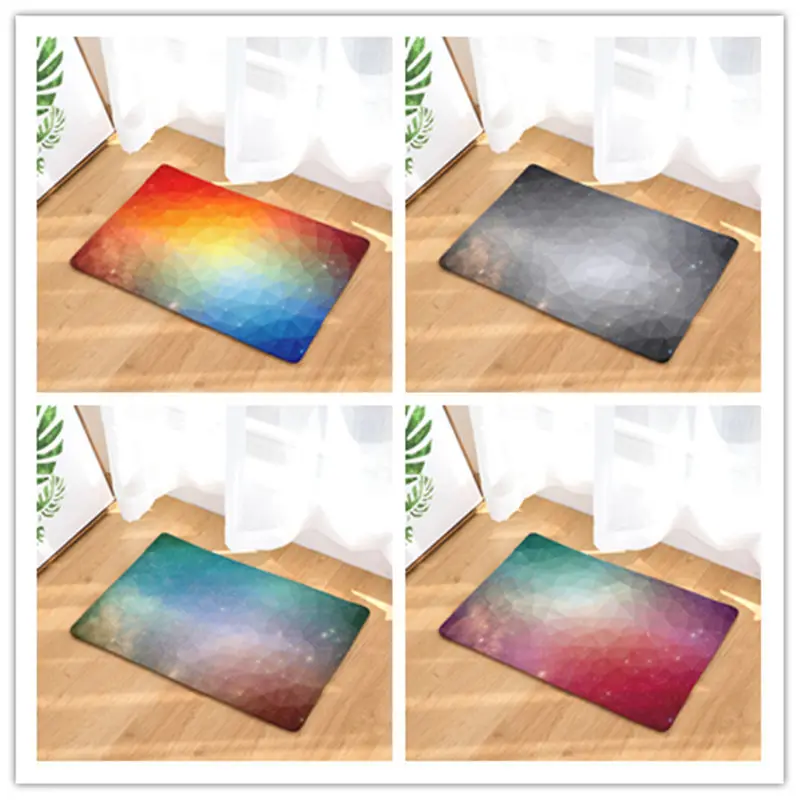 Colorful Printed Floor Mats Bathroom Kitchen Carpets Doormats Floor Mat