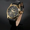 Winner Top Brand Luxury Royal Diamond Design Black Gold Watch Montre Homme Mens Watches Relogio Male Skeleton Mechanical Watch ► Photo 2/6