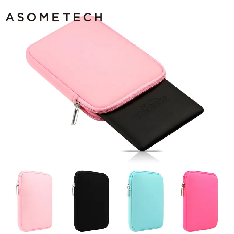 

Soft Laptop Tablet Sleeve Bag Case for iPad mini 1/2/3/4 senior Zipper Bags For iPad mini sleeve hot sales protective Case