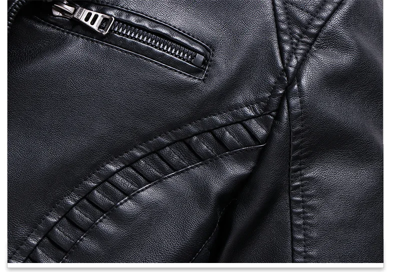 Новая кожаная куртка, мужские пальто размера плюс, брендовая Высококачественная верхняя одежда, мужская деловая осенне-зимняя куртка из искусственного меха
