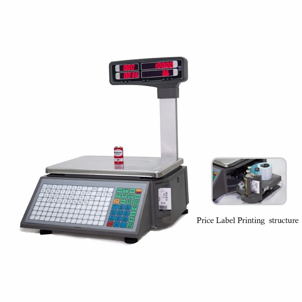  All In One Touch Screen Scale Printing Weighing Scale Computing Scale With Printer Weighing Scales 
