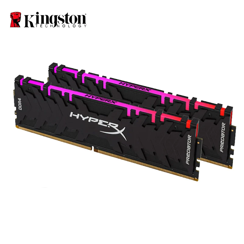 

Kingston Technology HyperX RAM ddr 4 Black 8G 16G RGB 288pin 2933MHz CL16 DIMM 16G DDR4 Gaming RAM for Desktop Memory Rams