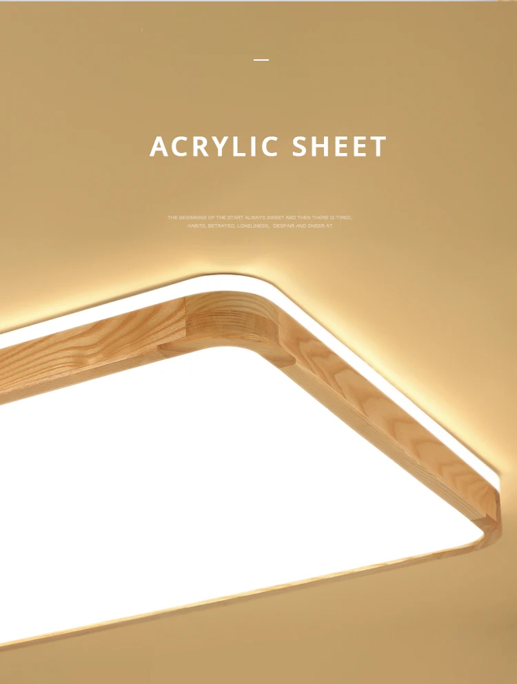 q (14)Ceiling Lights Wood