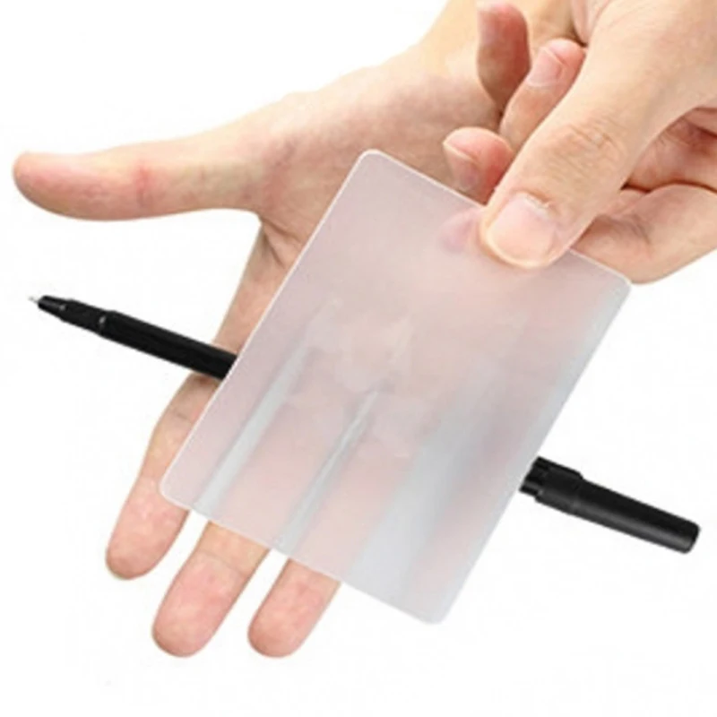 1 Pcs Lubors Lenscard Magic Tricks Close Up Magician Gimmick Easy To Do