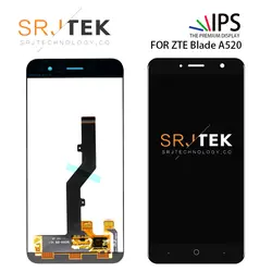 SRJTEK Экран для ZTE Blade A520 ЖК-дисплей Дисплей для A520 Экран Сенсорное стекло для планшета lcd сменный блок с рамкой 5 дюймов