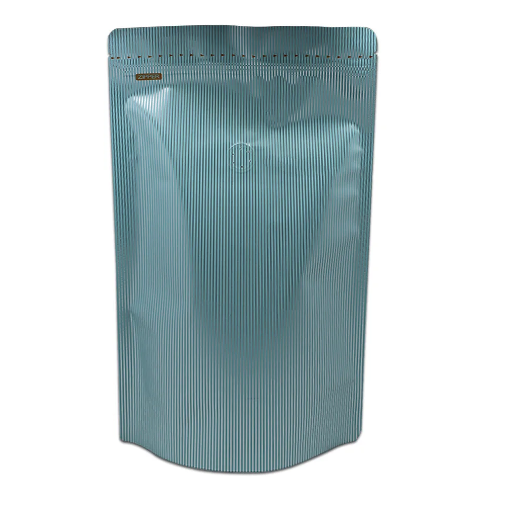 blue Stripe DHL 18.5*30.5*9.5 см встать Алюминий Фольга zip-lock Еда хранения Упаковка мешок красочные самостоятельная печать упаковка Кофе Bean Bag - Цвет: blue Stripe