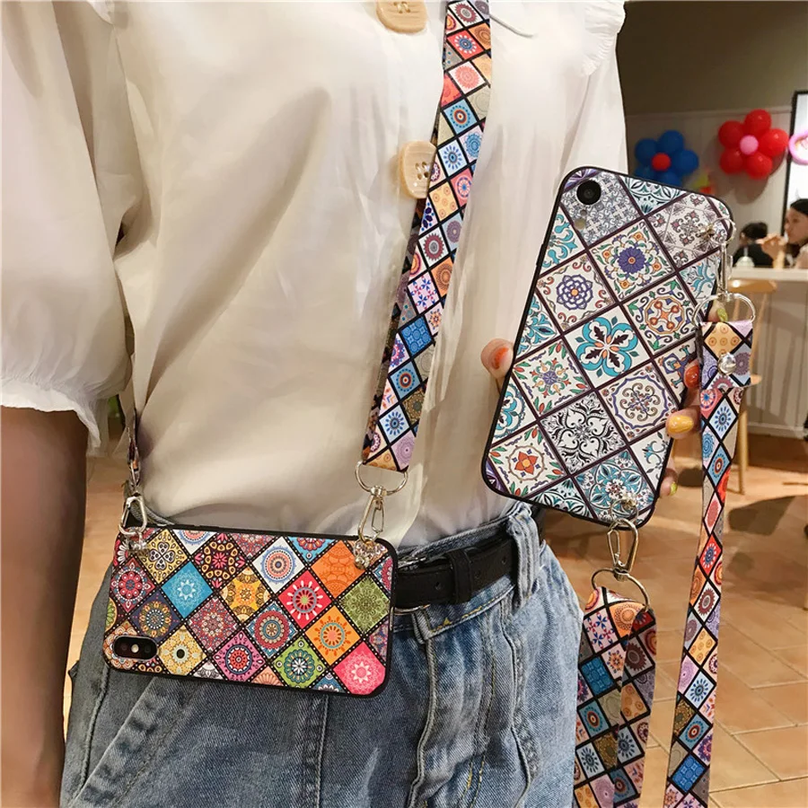 3d Datura strap tpu case for xiaomi mi A2 8 9 redmi note 7 5 6 8 pro 5A 4X K20 pro case cover fashion soft silicon phone bag
