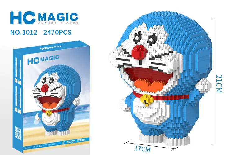 

HC Magic Blocks Japanese Anime Cartoon Shield Helicarrier Avenger Doll Building Blocks Anime Toys Auction Model Toy Kids HC1012