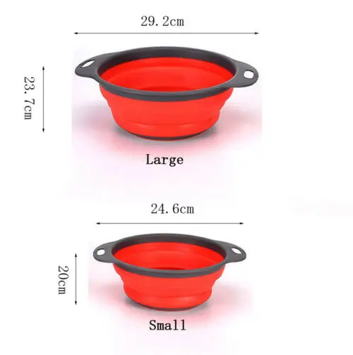 3 цвета шт складной силиконовый дуршлаг складной кухонный антипригарный Силиконовый Фильтр новые практичные кухонные инструменты