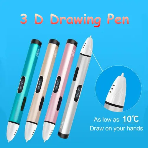 

JoyLites High Quality  3D Printing Pen Free PCL Filament Low Temperature Protection for Kid Gift Toy USB 3D Pen Free Shipping