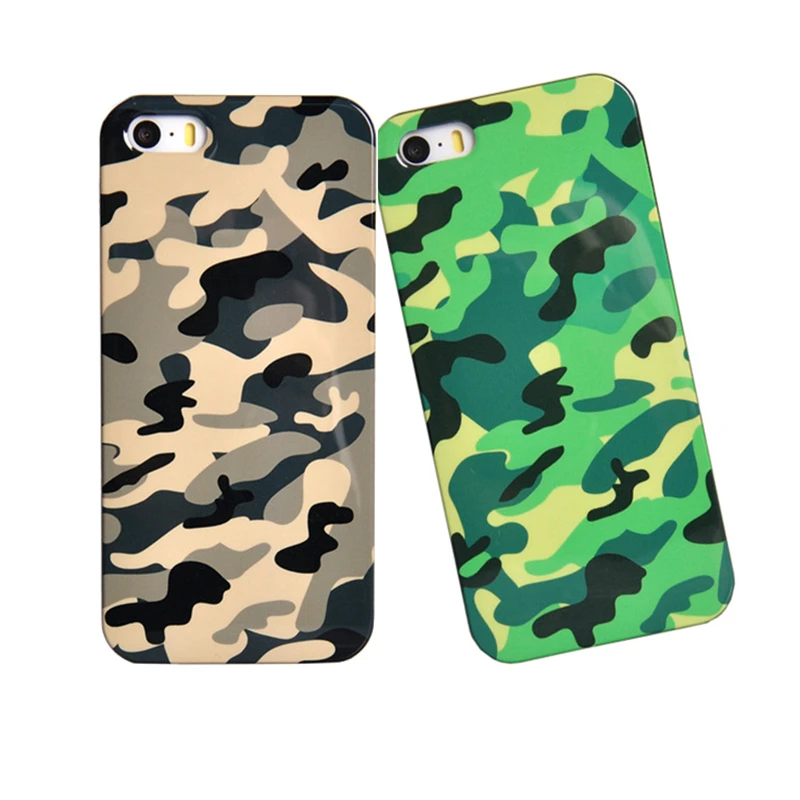 Mobile Phone Cover Case for Iphone 5 5s for Camouflage