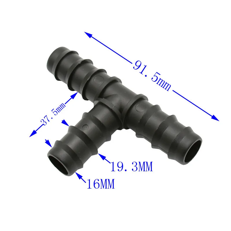 Wxrwxy садовый оросительный тройник 1/2 20 мм шланг тройник соединитель 1/2 садовый оросительный шланг сплиттер 6 шт