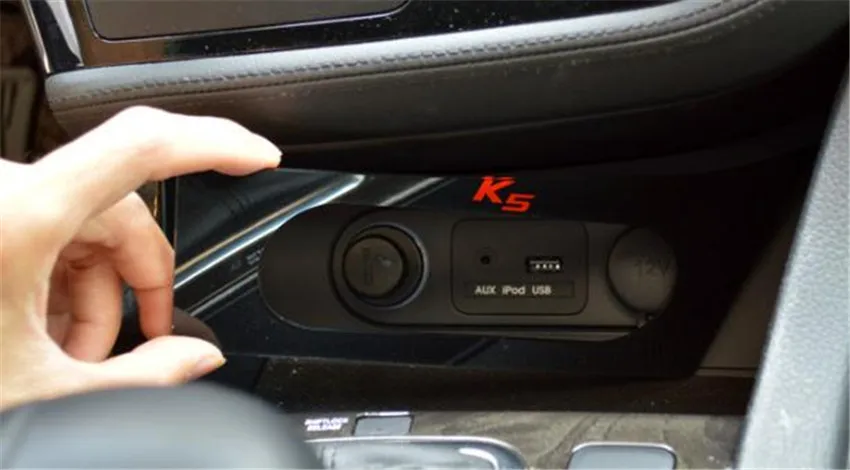 1 шт Автомобильная наклейка акриловый материал сигаретная отделка для прикуривателя крышка для 2012- KIA OPTIMA K5 автомобильные аксессуары