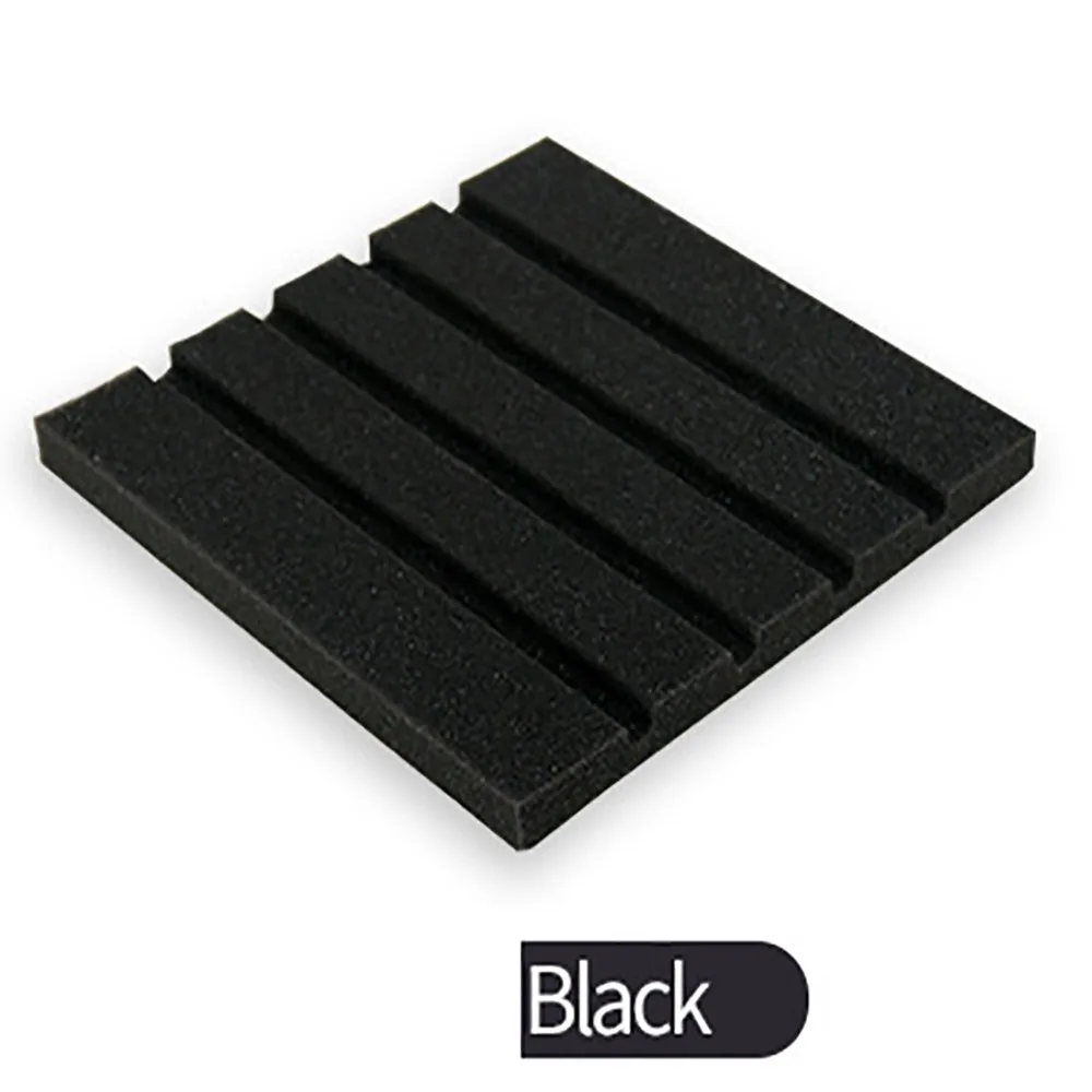 

25x25x2cm Soundproof Foam Acoustic Foam Sound Treatment Studio Room Absorption Wedge Tiles Polyurethane Foam Sponge #T30