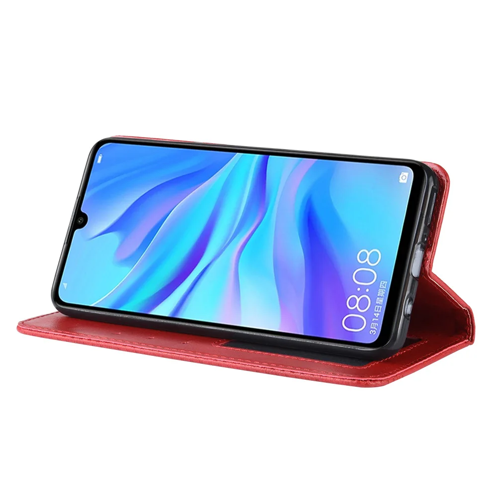 Ретро Кожаный флип-чехол на магните для huawei Honor 20i 10i 10 Lite Y5 Y6 Y7 Pro 8S 8A P Smart Z Book Wallet откидная крышка чехол s