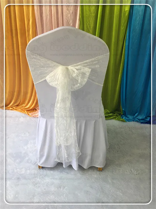 " x 108" кружева стул пояса лук настольный бегун скатерть салфетки ткань капюшон шапки юбка Наложение льняные праздничные Свадебные украшения