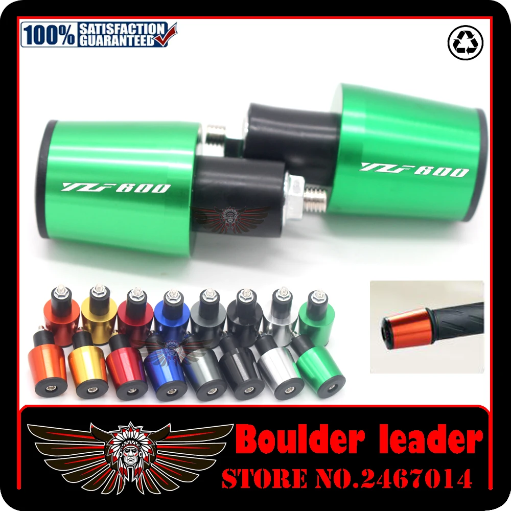 

Motorcycle Accessories 7/8'' 22MM Handlebar Grips Handle Bar Cap End Plugs For Yamaha YZF600 R6 YZF 600 1999 2000 2001 2002