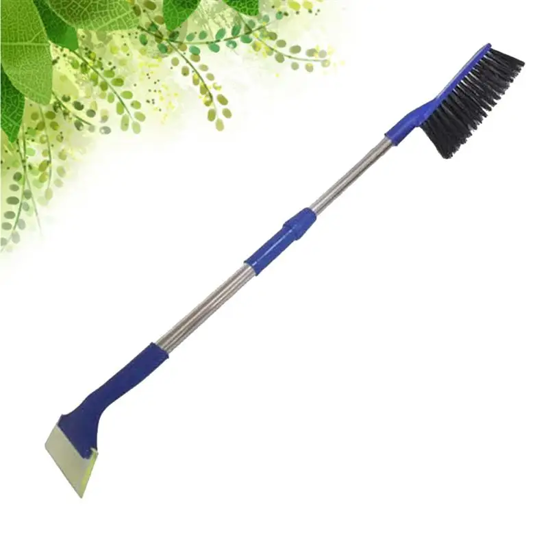 1 Pc Telescopic Windshield Window Extra Long Multifunction Snow Shovel Cleaning Tool Brush Scraper for Cars Trucks SUV