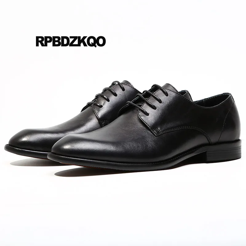 Británico Negocios Estilo Brown Vestido Zapatos Hombres Negro dark De Cuero Italiano Negro Boda Oxfords Formal Europea Alta Lujo Marrón Para Real Los Calidad nwqxpP0g