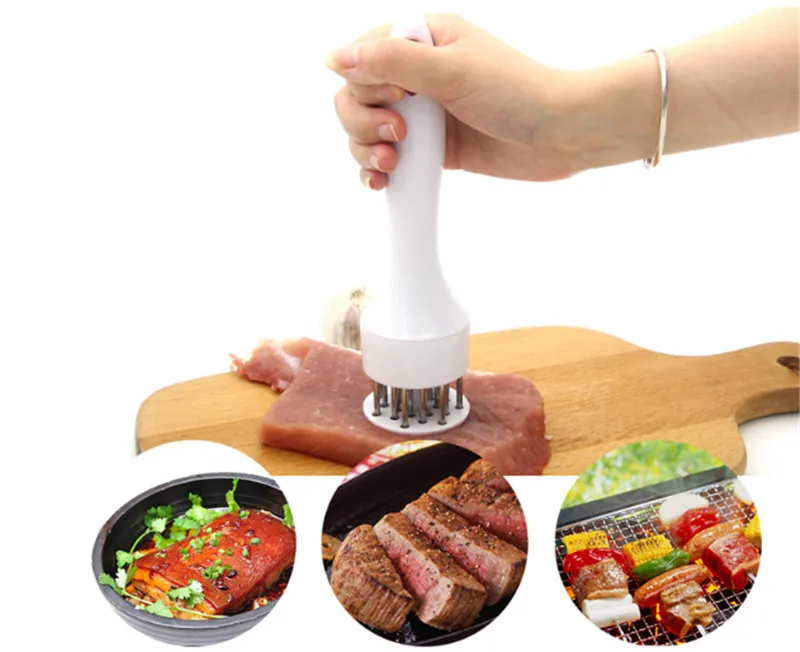 Kitchen Easy to use Meat Tenderizer Stainless Steel 21pcs Needles