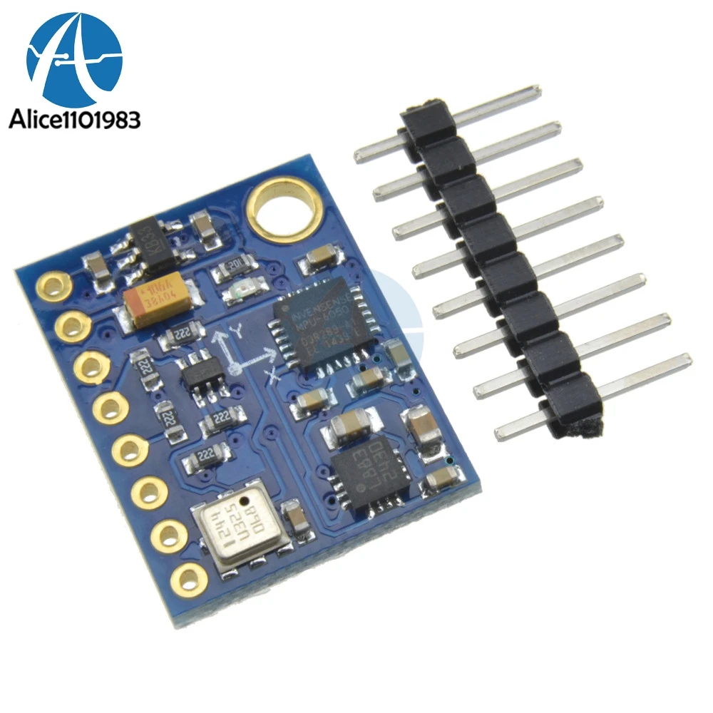 1 комплект GY-87 HMC5883L MPU6050 BMP180 10DOF модуль датчика GY87 для Arduino 5 В мощность высокая точность