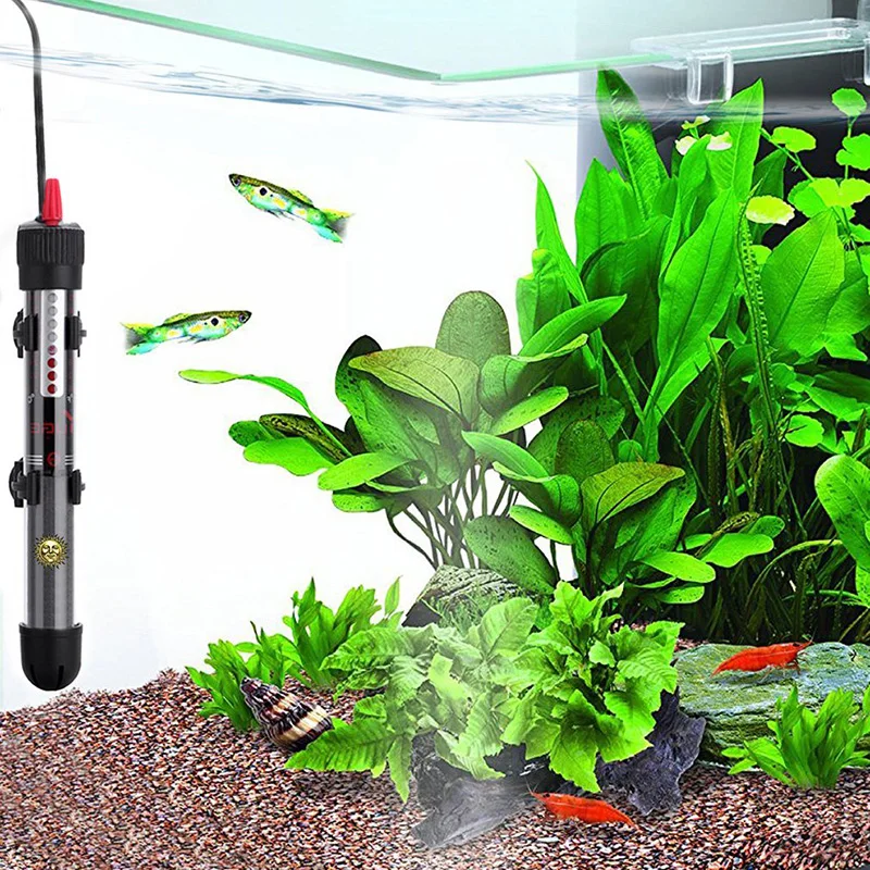 25/50/100/200/300W Submersible Glass Water Heater for Marine Aquarium