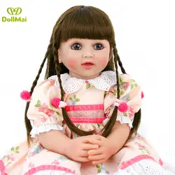 Силиконовые Reborn Baby Doll игрушечные лошадки 60 см принцесса малышей bebes reborn bonecas Brinquedos Limited коллекция подарок на день рождения