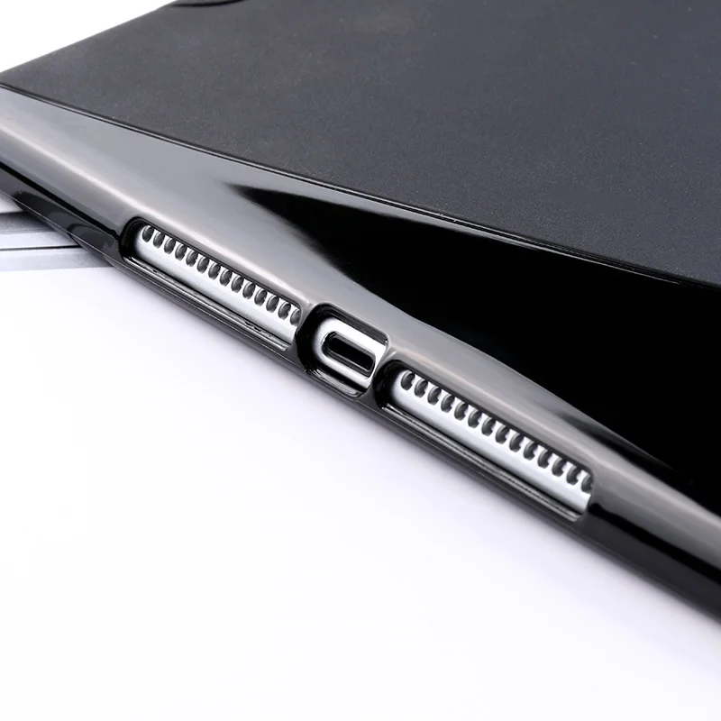 SLINE черный чехол для Apple iPad 9 7 2017 Mini 1 2 3 силиконовый Air Air2 Mini1 Mini2 Mini3 мягкий Планшет 6