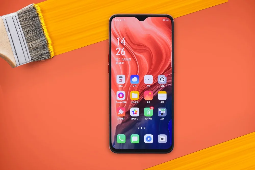 Oppo Reno Z смартфон Helio P90 Android 9,0 6," AMOLED Полный экран 48,0 Мп+ 32,0 МП экран отпечатков пальцев лица ID VOOC 3,0