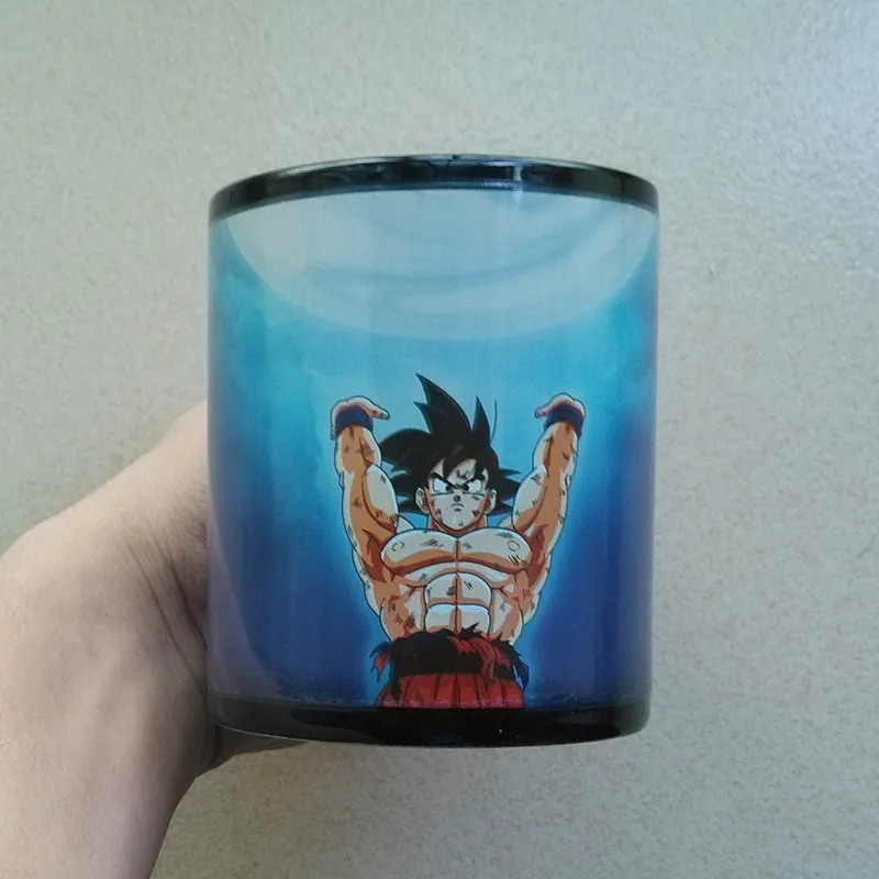 Dragon Ball Z кружка, чашка Goku кружка сенсорная Волшебная меняющая цвет кружка Супер Saiyan Caneca кофейная чашка для друга подарок