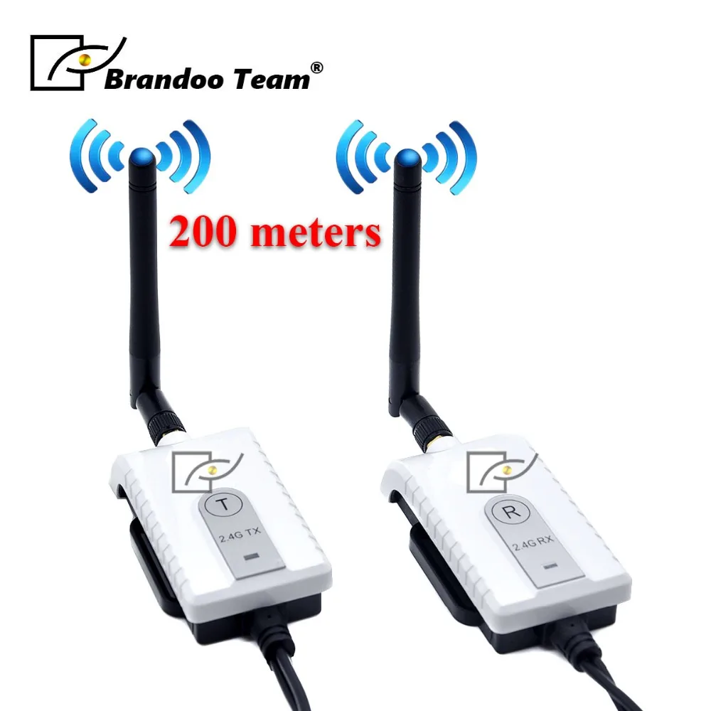 2.4G Wireless AV Cable Transmitter and Receiver For Bus Car Video