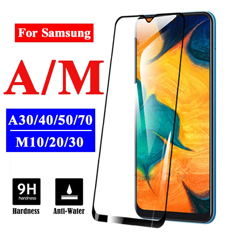 Защитное стекло для galaxy a30 a40 a50 a70 samsung m10 m20 m30 защитная пленка экрана samsong a m 10 20 30 40 50