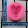 3D Silicone Soap Mold Heart Love Rose Flower Chocolate Mould Candle Polymer Clay Molds Crafts DIY Forms For Cheap Soap Base Tool ► Photo 2/6