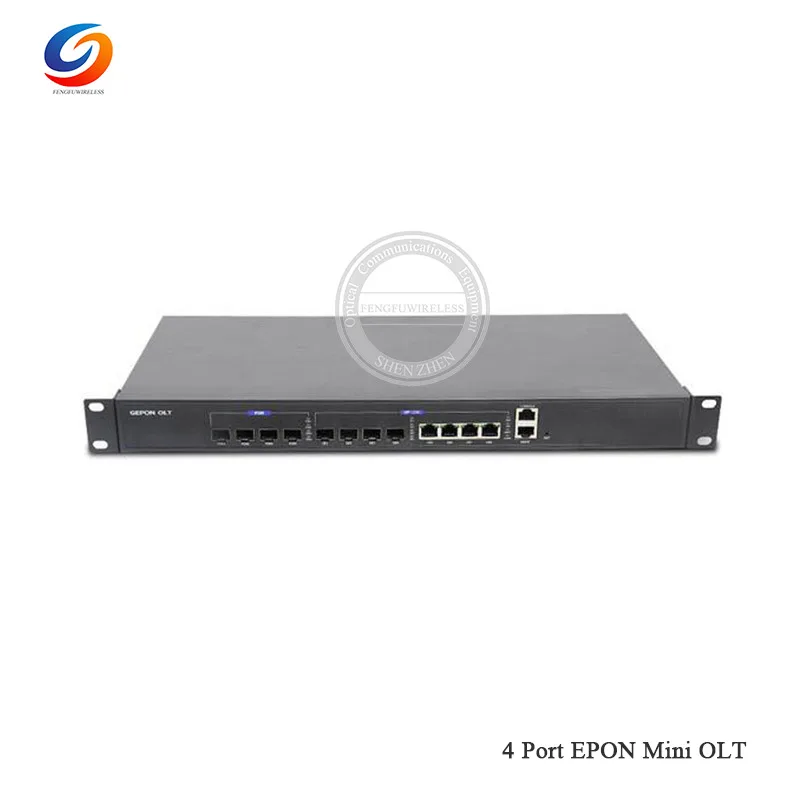 Оптовая продажа 1G EPON 4 PON порты сети OLT SFP с модулем uplink ethernet порт onu|Оптоволоконное