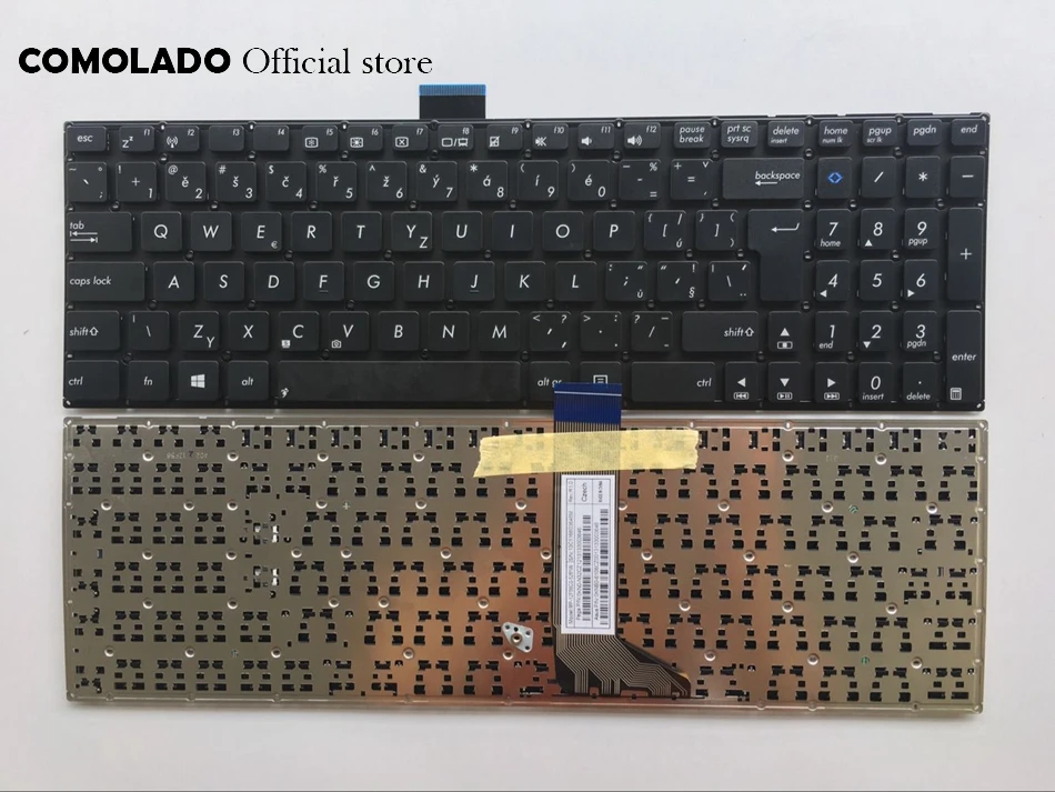 

CZ Czech keyboard For Asus X550 X550C X501 X502 K550 A550 Y581 X550V C F501 F501A F501U Y582 S550 black Keyboard CZ Layout