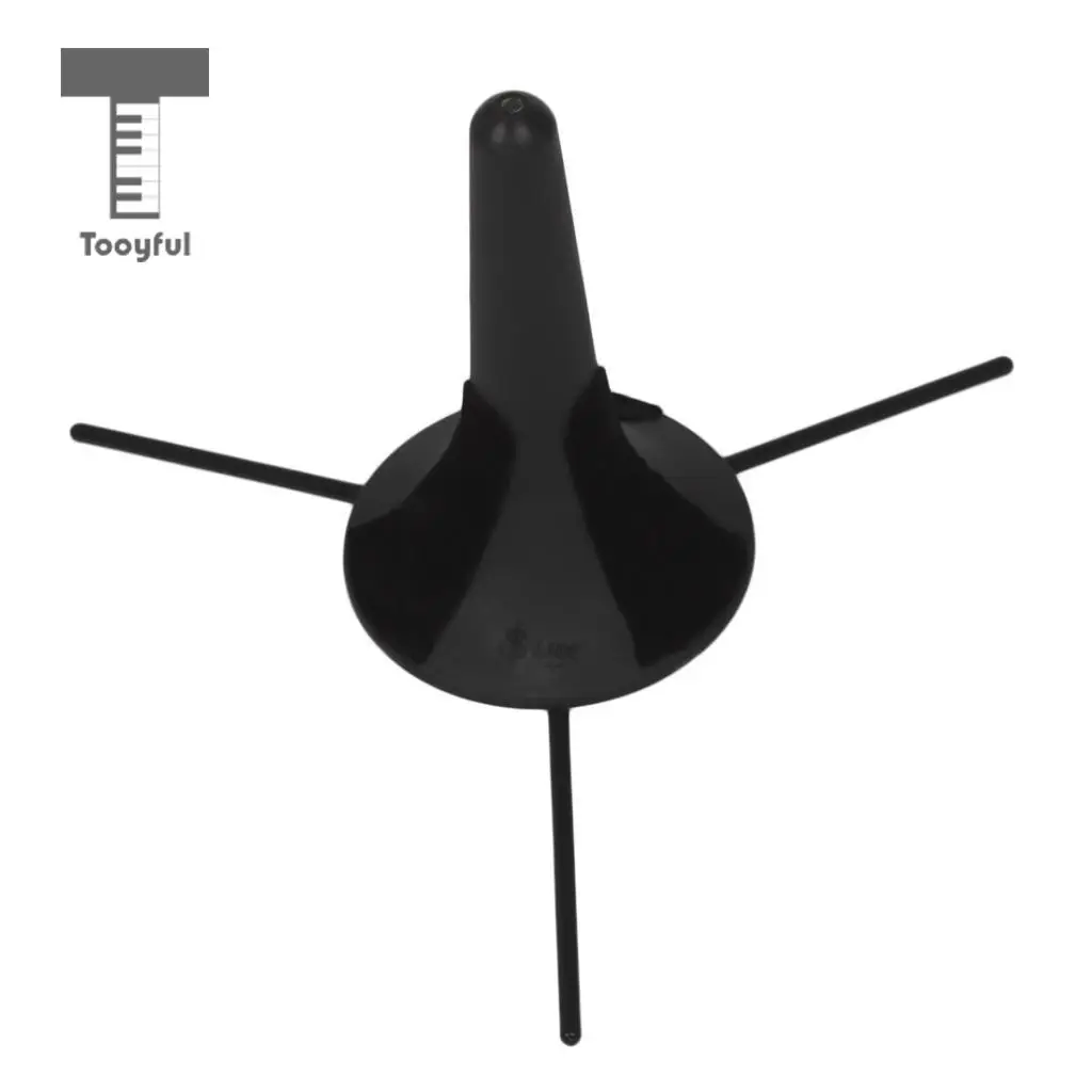 Tooyful 6 in 1 Trumpet Maintenance Tool Kit Trumpet Stand Tripod Holder+2pcs Brushes+Mute+Gloves