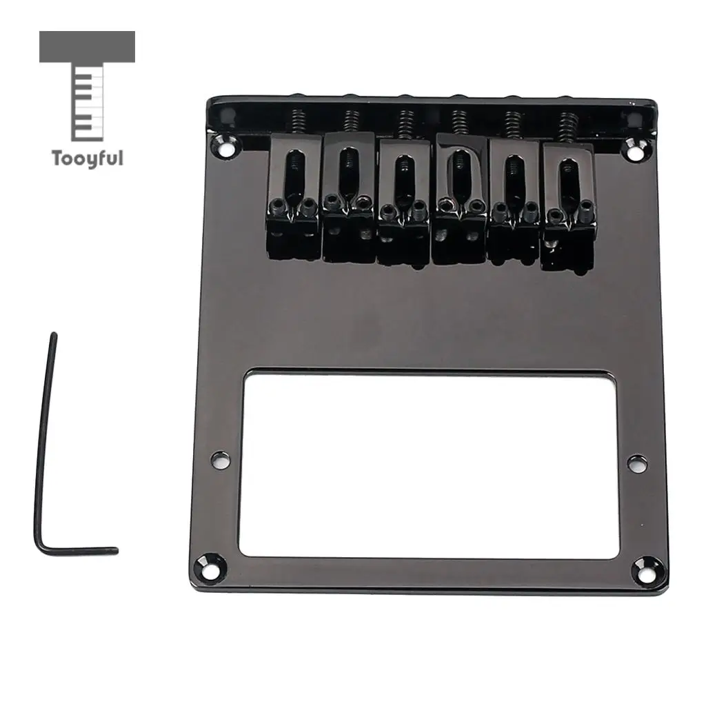 Tooyful 6 седлов Двойная модель для замены гитары Telecaster TL|pickup bridge|saddle bridgetelecaster humbucker