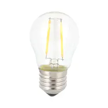 Светодиодный лампы E27 G45 2 Вт светодиодный яркий Мощный ламп накаливания прозрачный Стекло свет AC220-240V