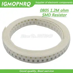 300 шт. 0805 SMD резистор 1,2 м Ом резистор проволочного чипа 1/8 Вт 1,2 м 1M2 Ом 0805-1,2 м