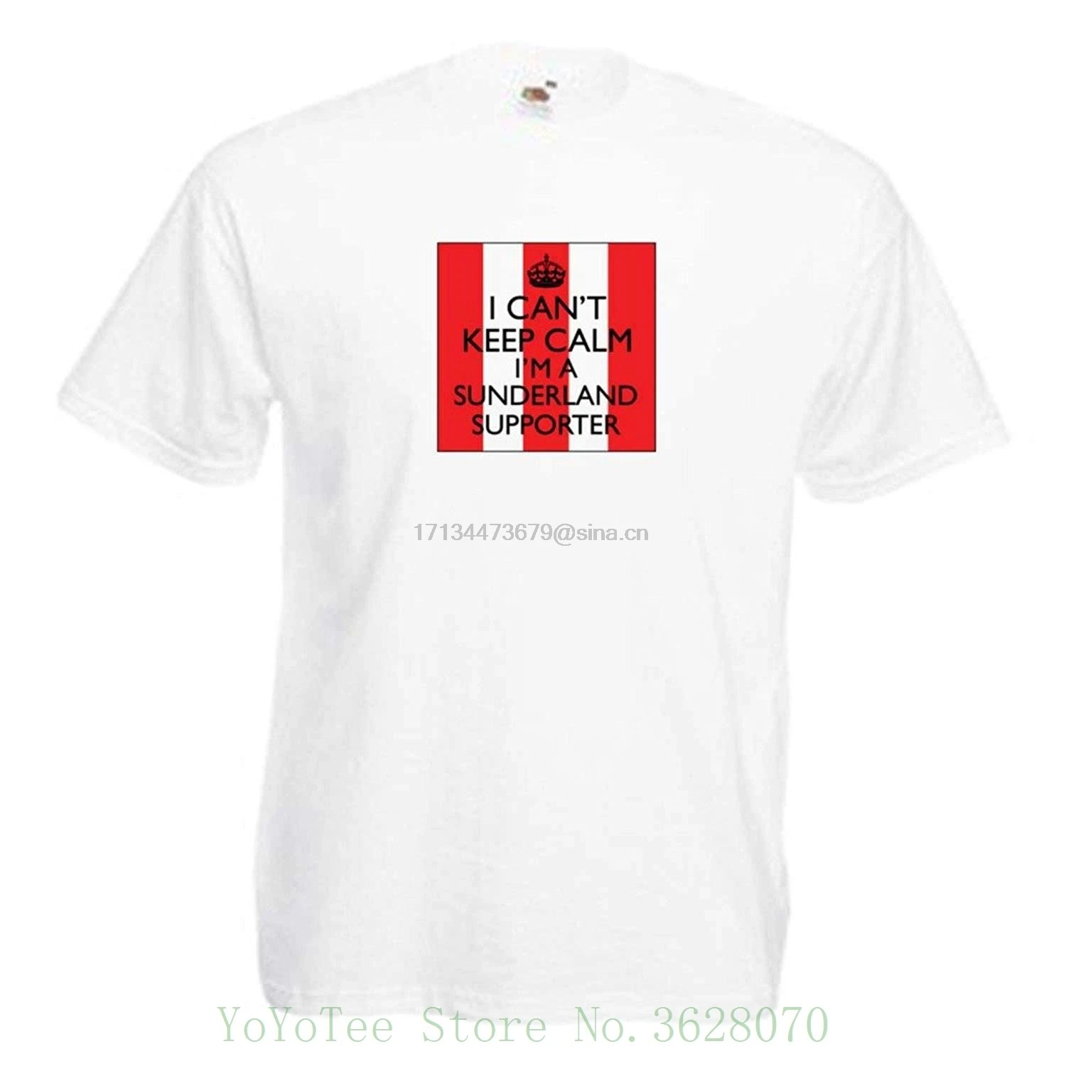 I CanKeep Calm I'm A Sunderland веселый подарок футболка унисекс для взрослых и мужчин