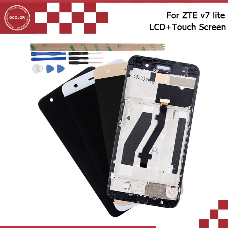 Ocolor для ZTE Blade V7 Lite ЖК-дисплей Дисплей и Сенсорный экран с рамкой 5 дюймов