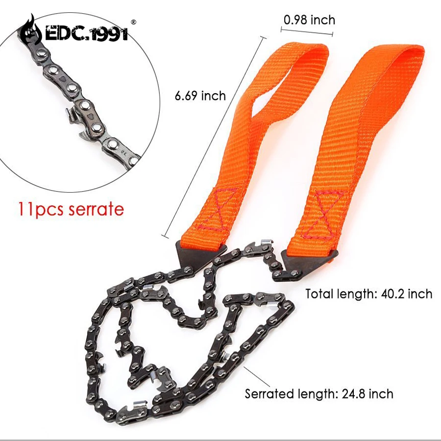 Buy EDC Portable Hand Chain Saw Survival Fretsaw