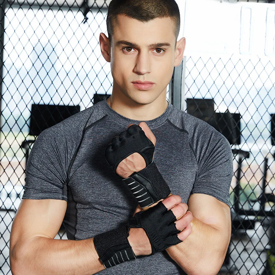 Loogdeel 1 زوج نجوم النادي الأهلي رياضة اللياقة البدنية قفازات قابل للتعديل أربعة نصف إصبع النساء الرجال تجريب الاثقال اليد حامي المعصم Loogdeel 1 زوج نجوم النادي الأهلي رياضة اللياقة البدنية قفازات قابل للتعديل أربعة نصف إصبع النساء الرجال تجريب الاثقال اليد حامي المعصم