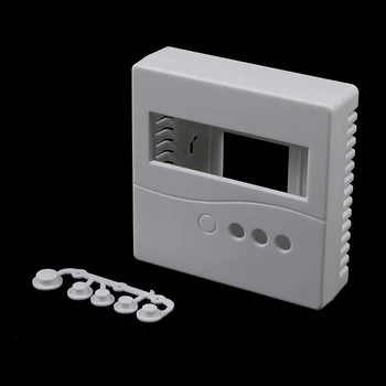 

Plastic Project Box Enclosure White 8.6x8.6x2.6cm Case For DIY LCD1602 Meter Tester With Button 86 1PCS